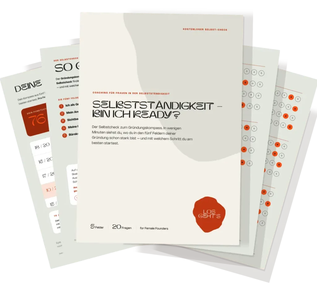 Selbstcheck Freebie Gründung Selbstständigkeit Frauen Business